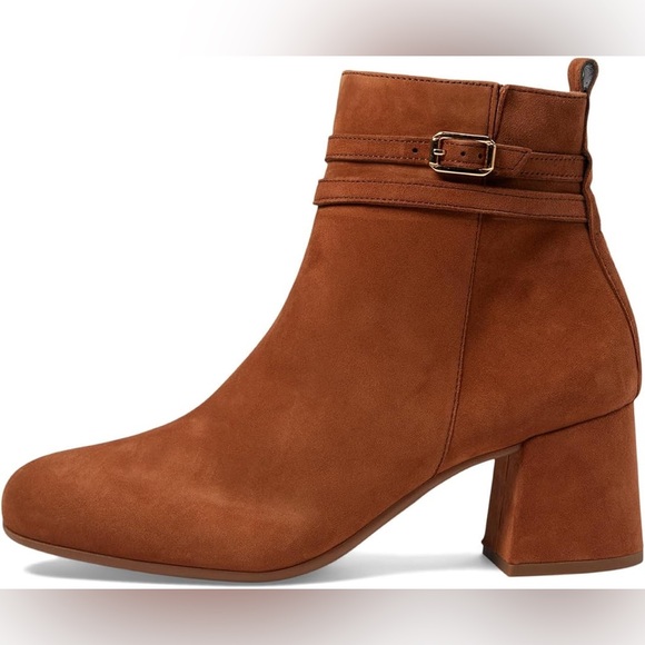 NWOB Paul Green Sydney Boots Toffee Suede Size Women’s 7.5 - Picture 12 of 12